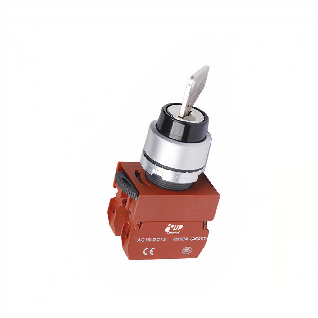 Botao Easy Comutador 22MM 3 Posicoes Fixa C/CHAVE UP Electro – UP Electronic