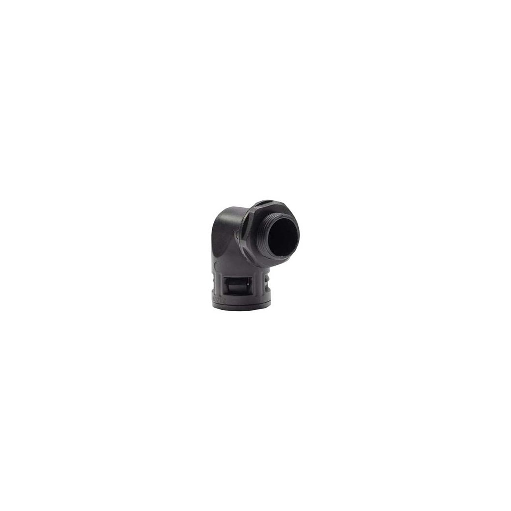 Conector Poliamida Curvo para Mangueira 1/2 Preto UP Electro – UP Electronic