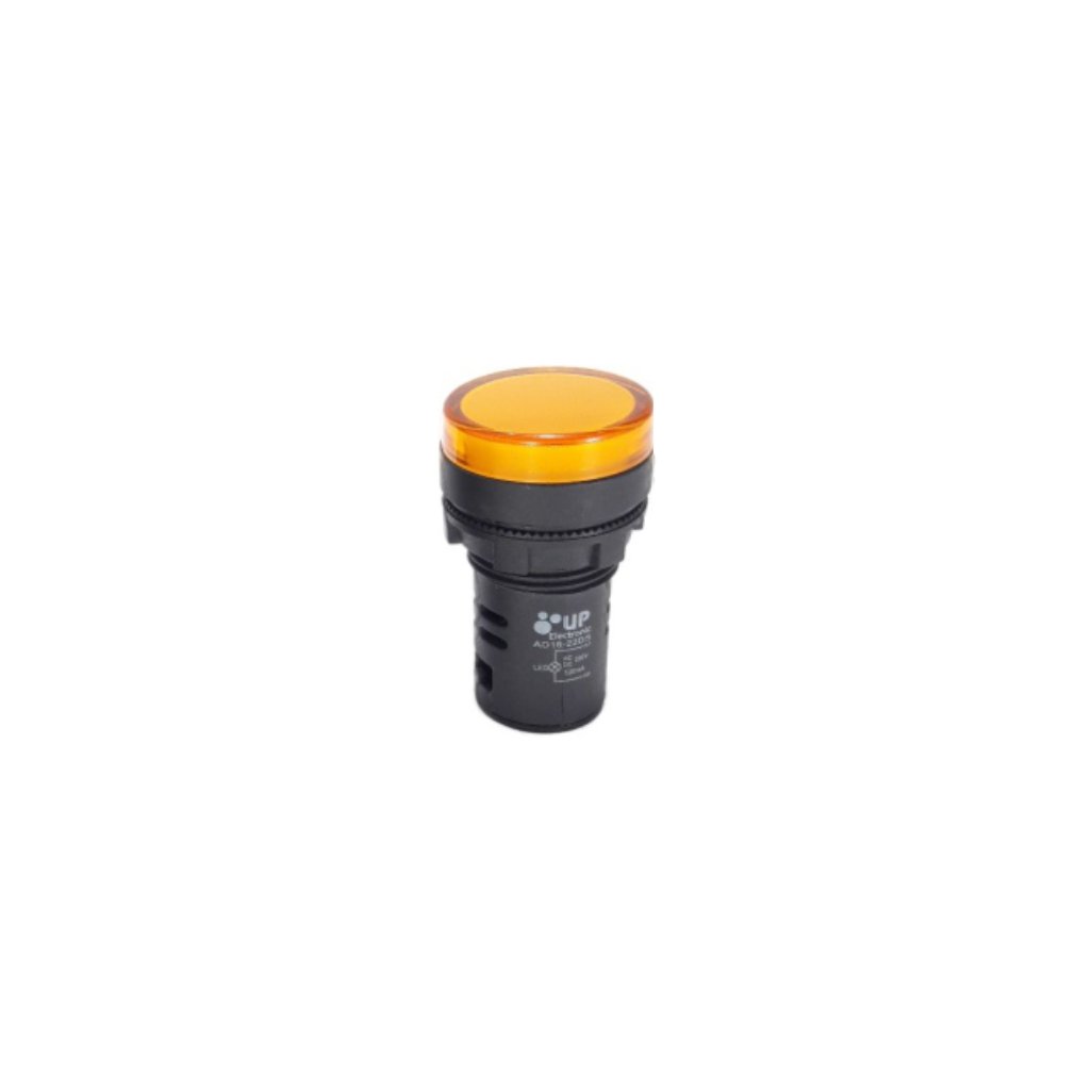 Sinaleiro LED 22MM Amarelo 380V – UP Electronic