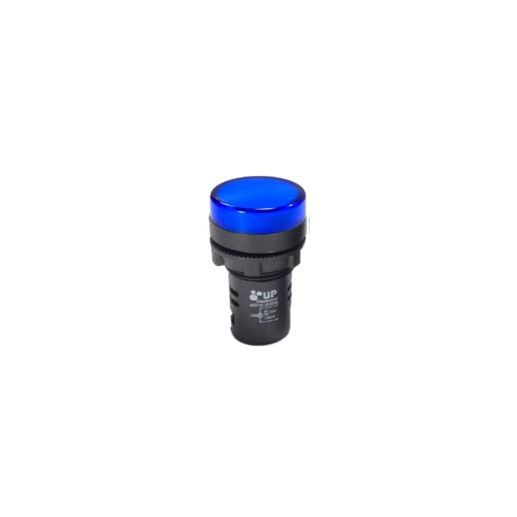 Sinaleiro LED 22MM Azul 380V – UP Electronic