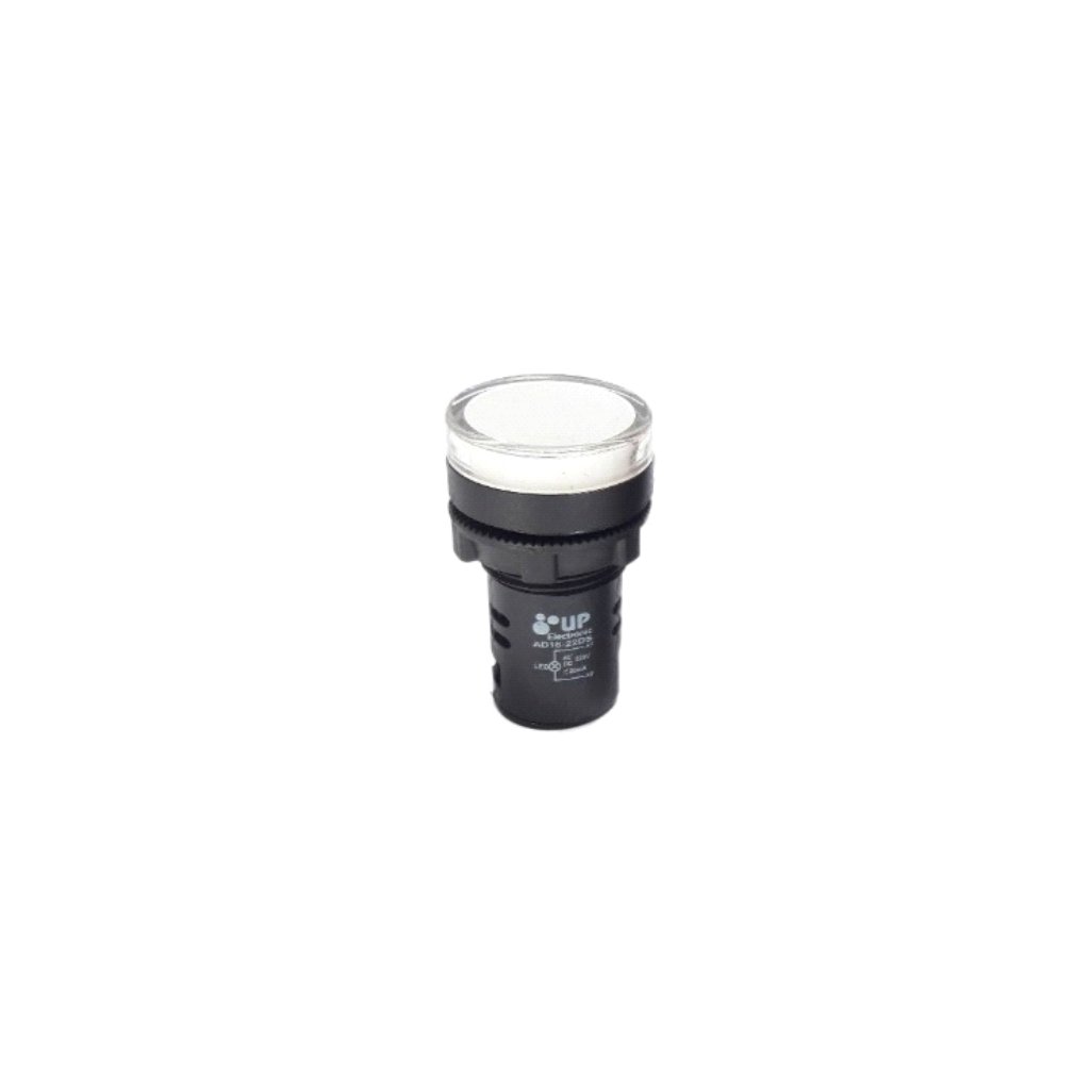 Sinaleiro LED 22MM Branco 24V – UP Electronic