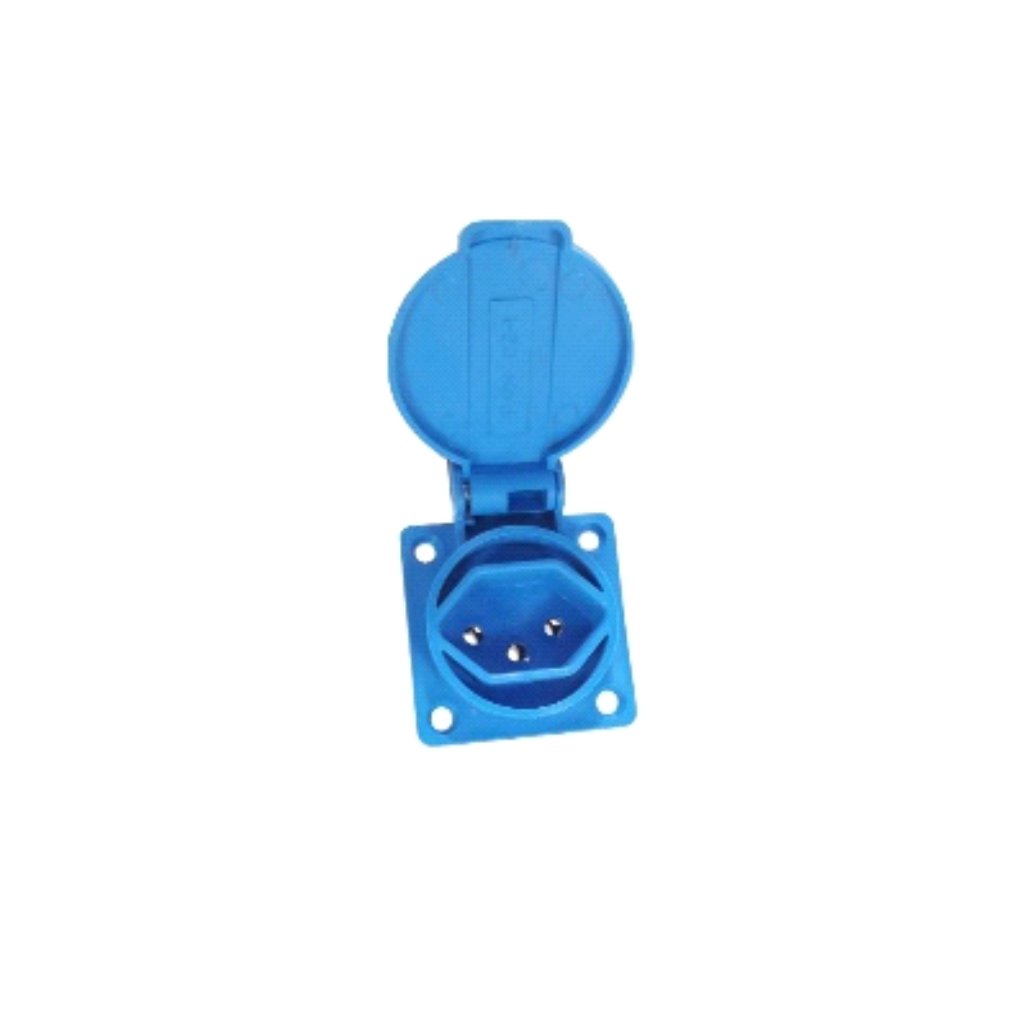 Tomada para Painel 2P+T 10A Azul – UP Electronic