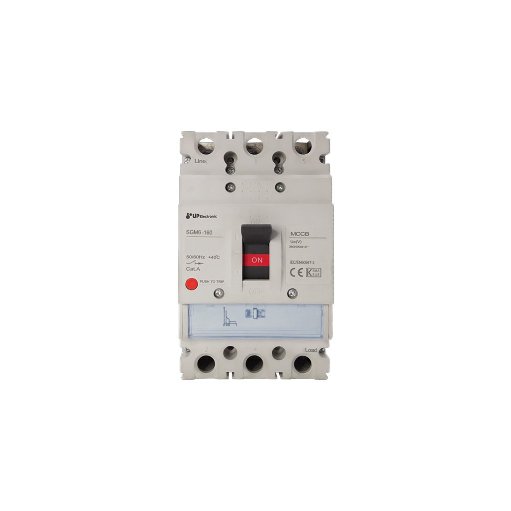 Disjuntor Caixa Fixo TAM1 SGM6-125 100A 36KA – UP Electronic