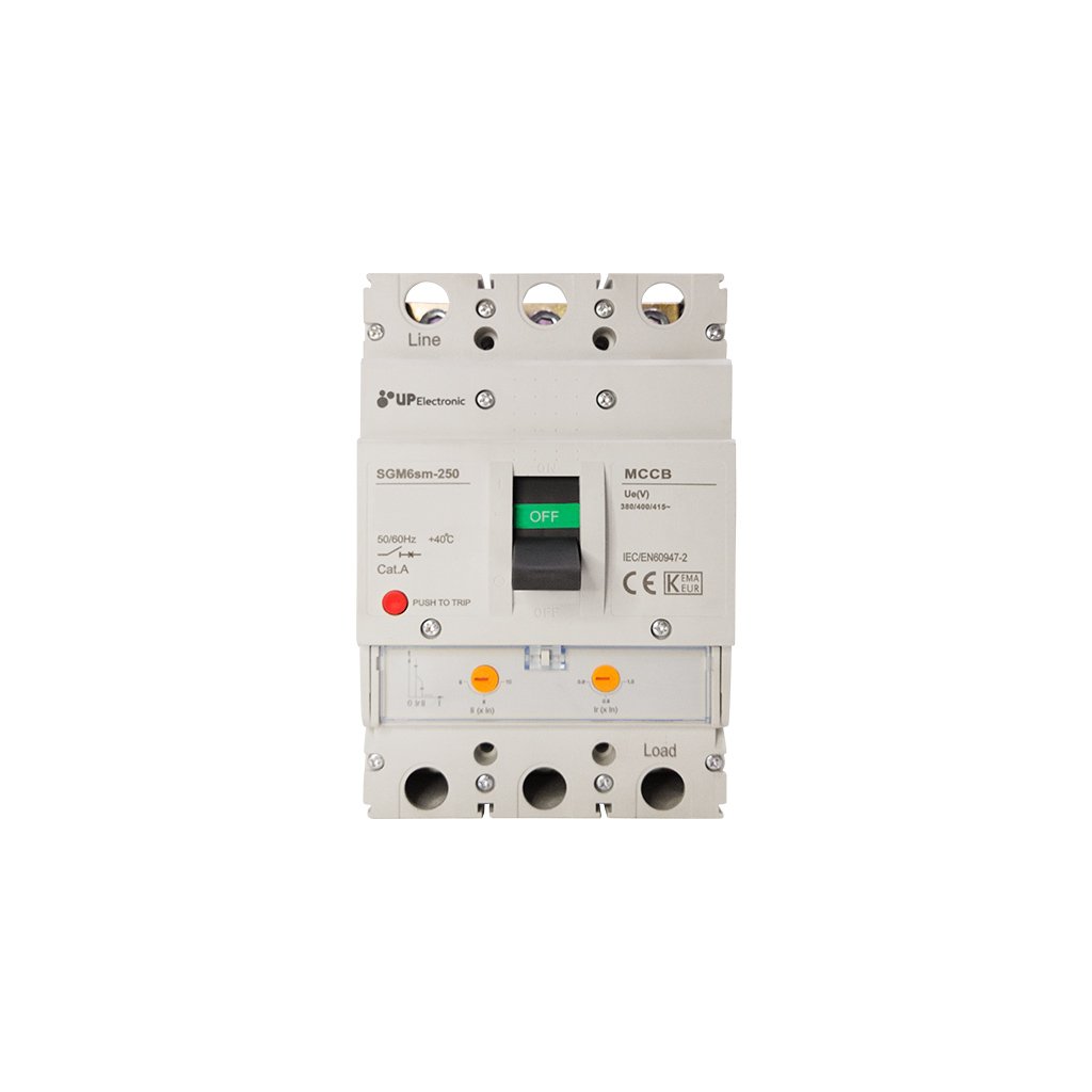 Disjuntor Caixa Regu TAM3 SGM6SM-250 200-250A 50KA UP Elect – UP Electronic