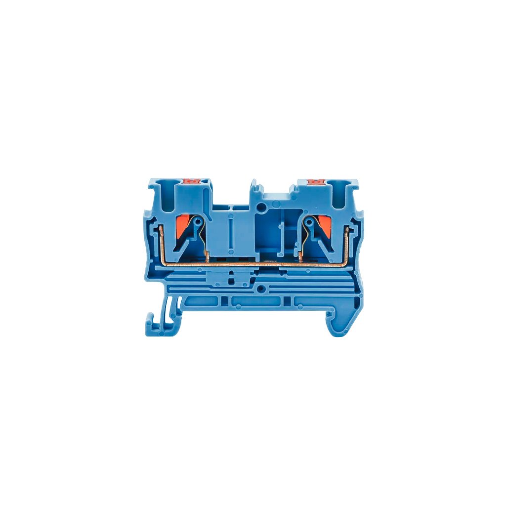 Borne de Passagem Mola PUSH-IN 2,5MM Azul – UP Connect