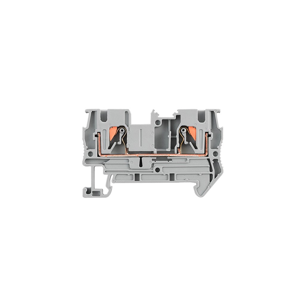 Borne de Passagem Mola PUSH-IN 4MM Cinza – UP Connect