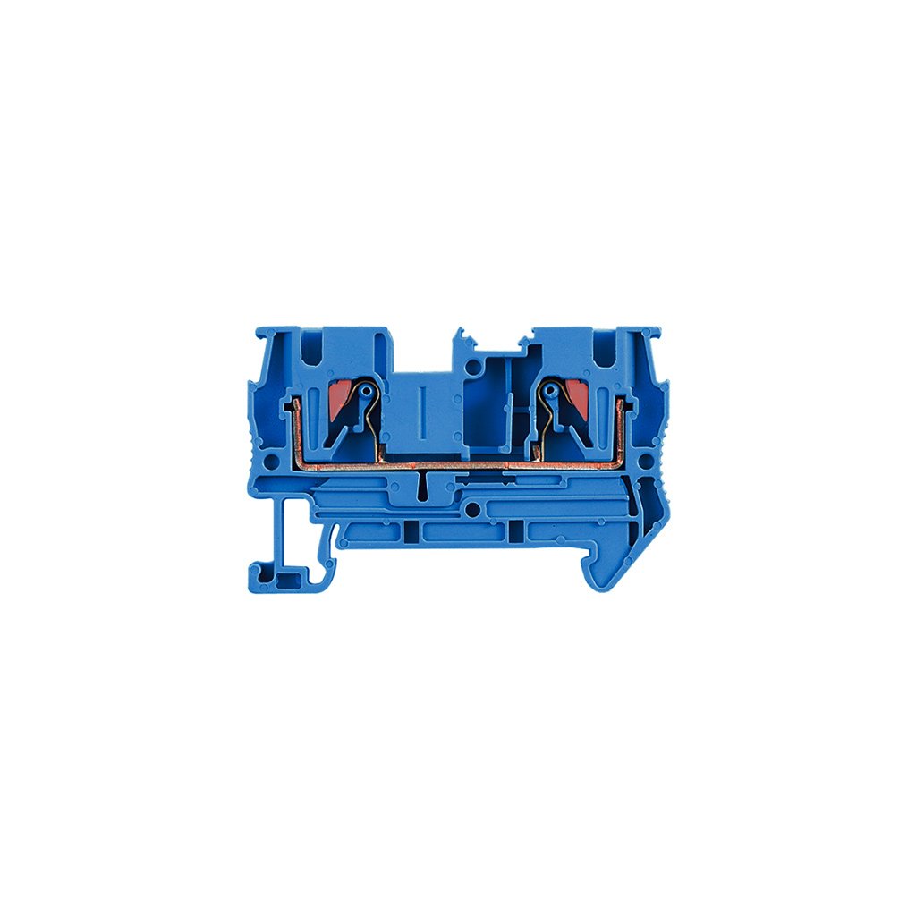 Borne de Passagem Mola PUSH-IN 4MM Azul – UP Connect