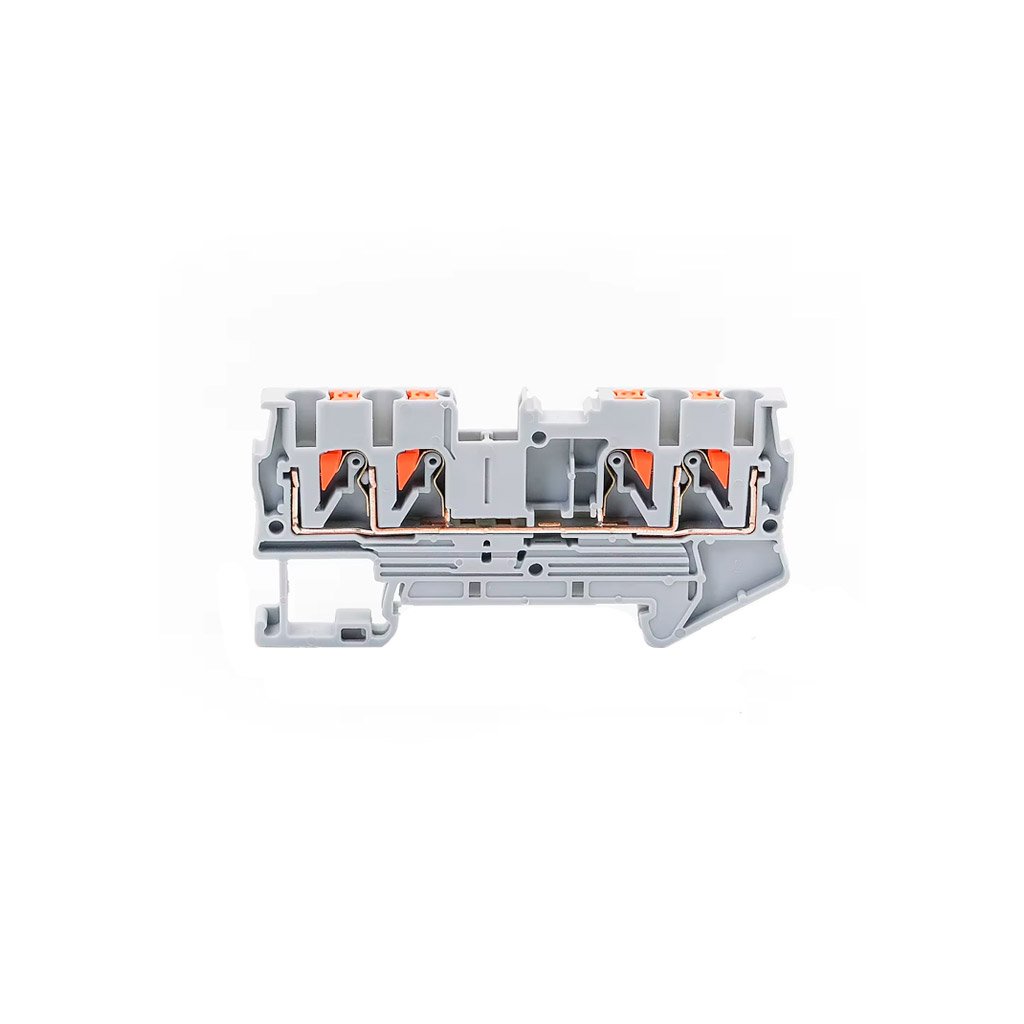 Borne de Passagem Mola PUSH-IN 2,5MM 4 Polos Cinza – UP Connect