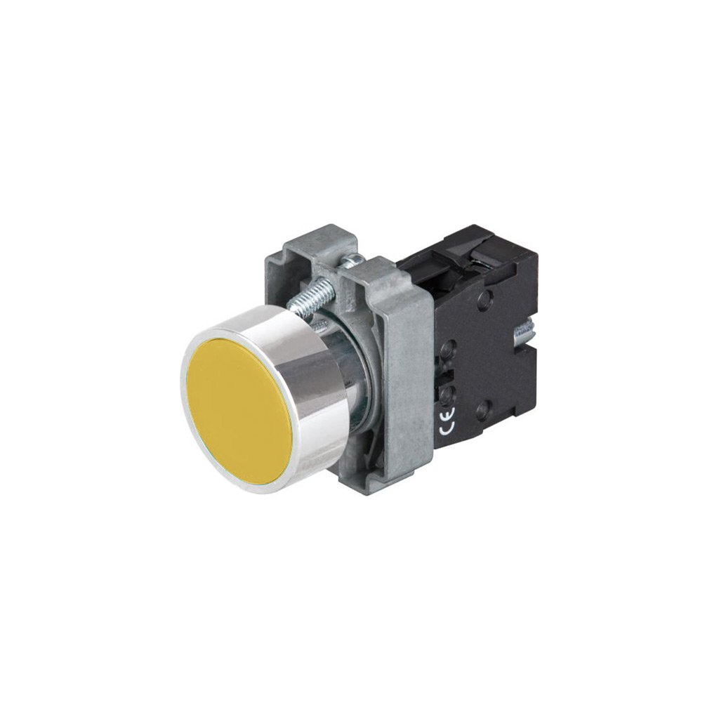 Botao Pulso 22MM LA167 B2 Amarelo Metálico – UP Electronic