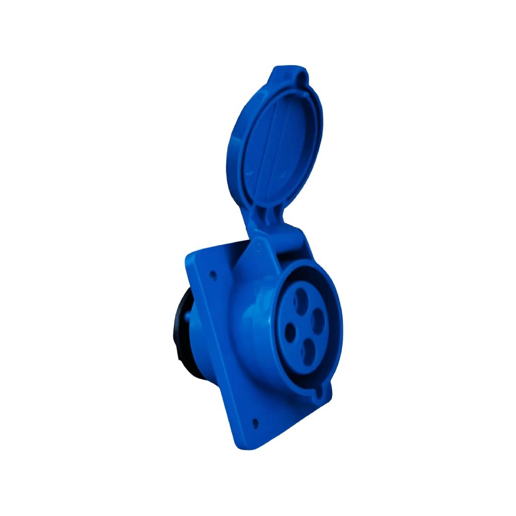 Tomada Embutir 3P+T 16A 220V Azul 9H – UP Electronic