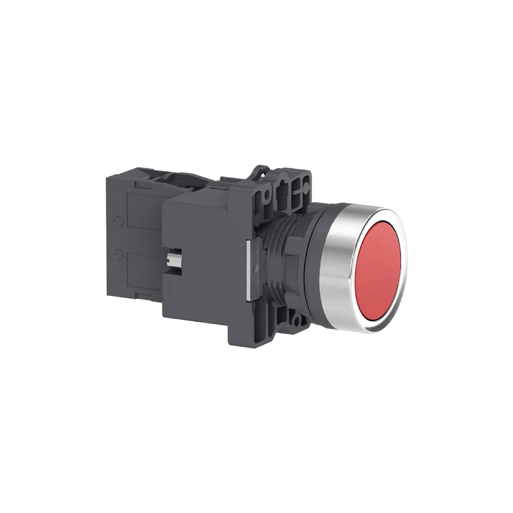 Botao Impulso Iluminado 24VDC Vermelho LA167 B4 – UP Electronic