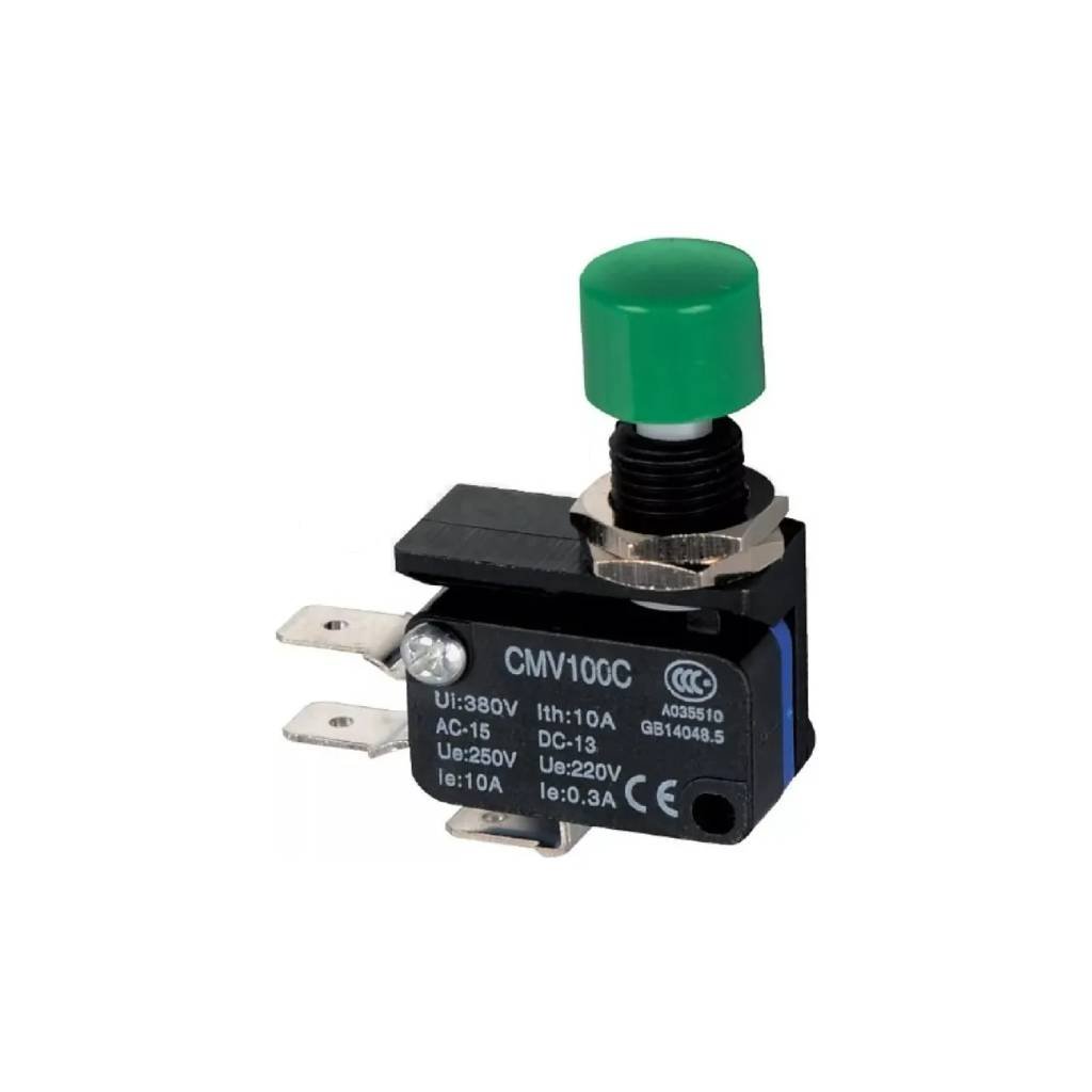 Mini Micro Botao Pulso Verde Pvc – UP Electronic