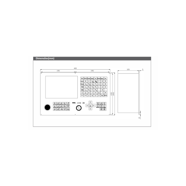 CNC Torno 990TDB-2 2 Eixos