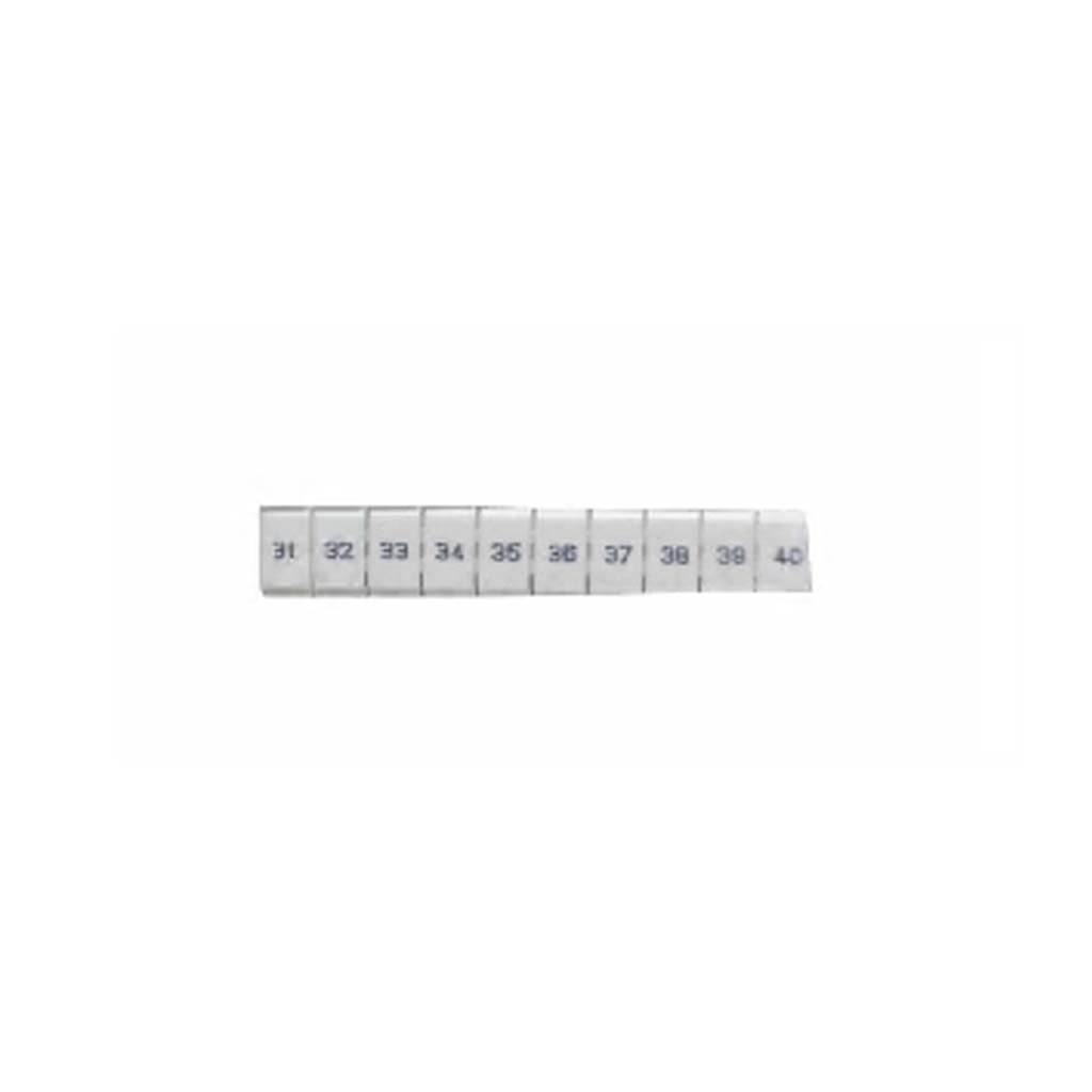 Identificador Plastico para Borne (31-40) – UP Electronic