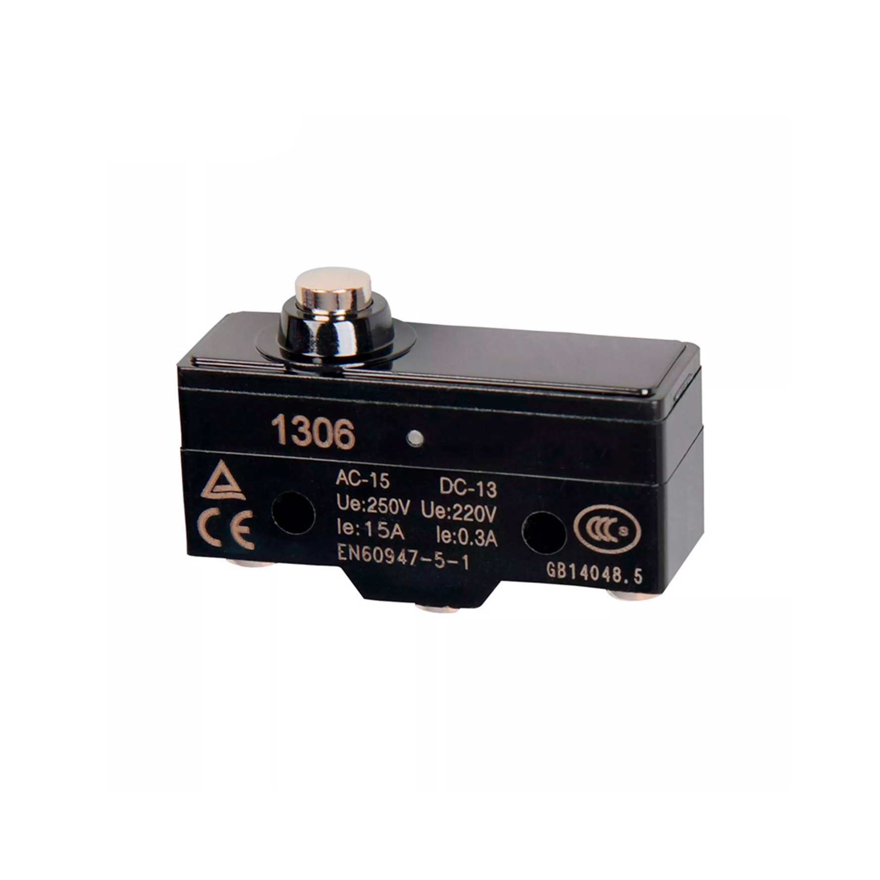 Micro Fim de Curso Corpo CM-1306 Pistao Curto Pvc UP Electro – UP Electronic