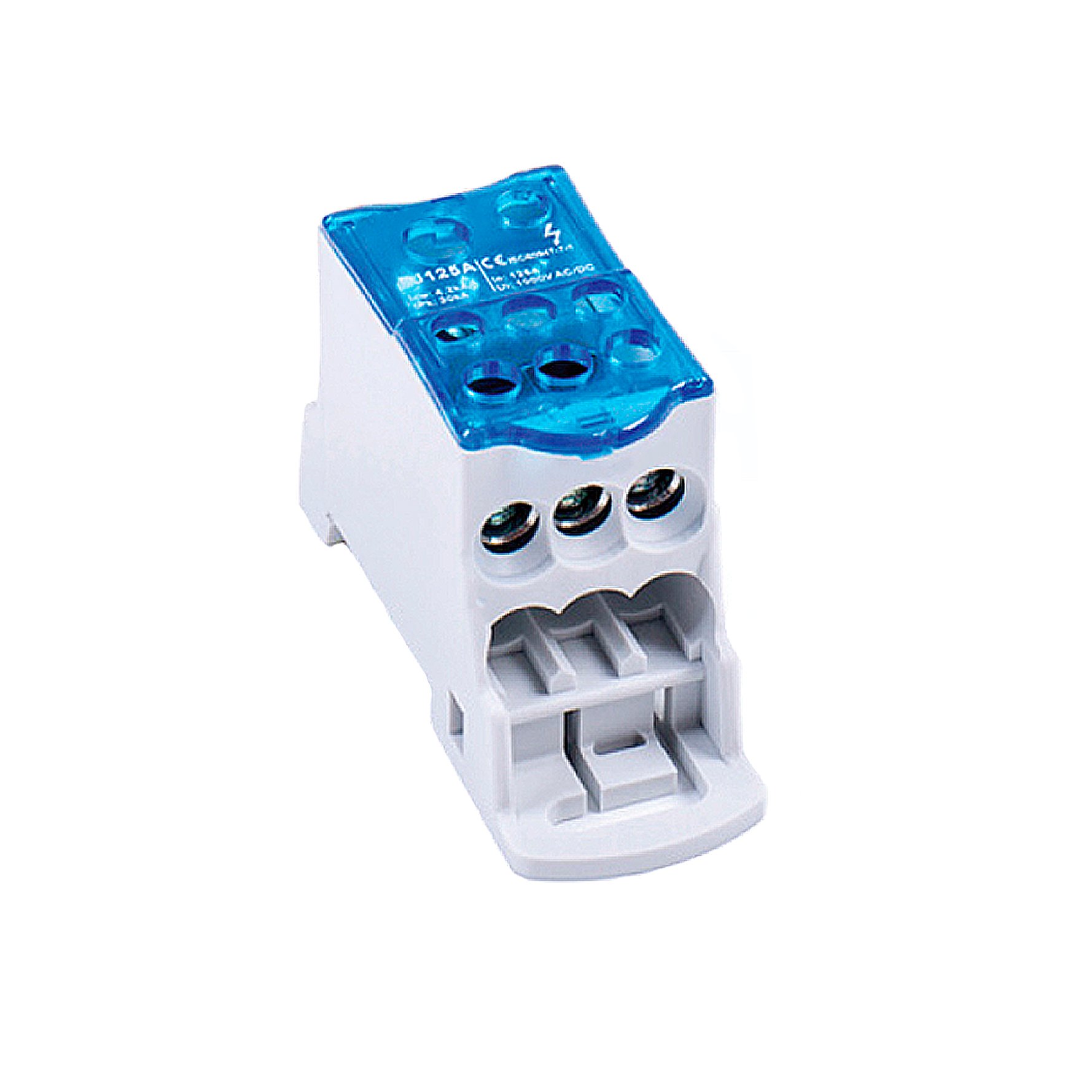Bloco de Distribuicao Modular 125A 1 Entrada 7 Saidas UP – UP Connect