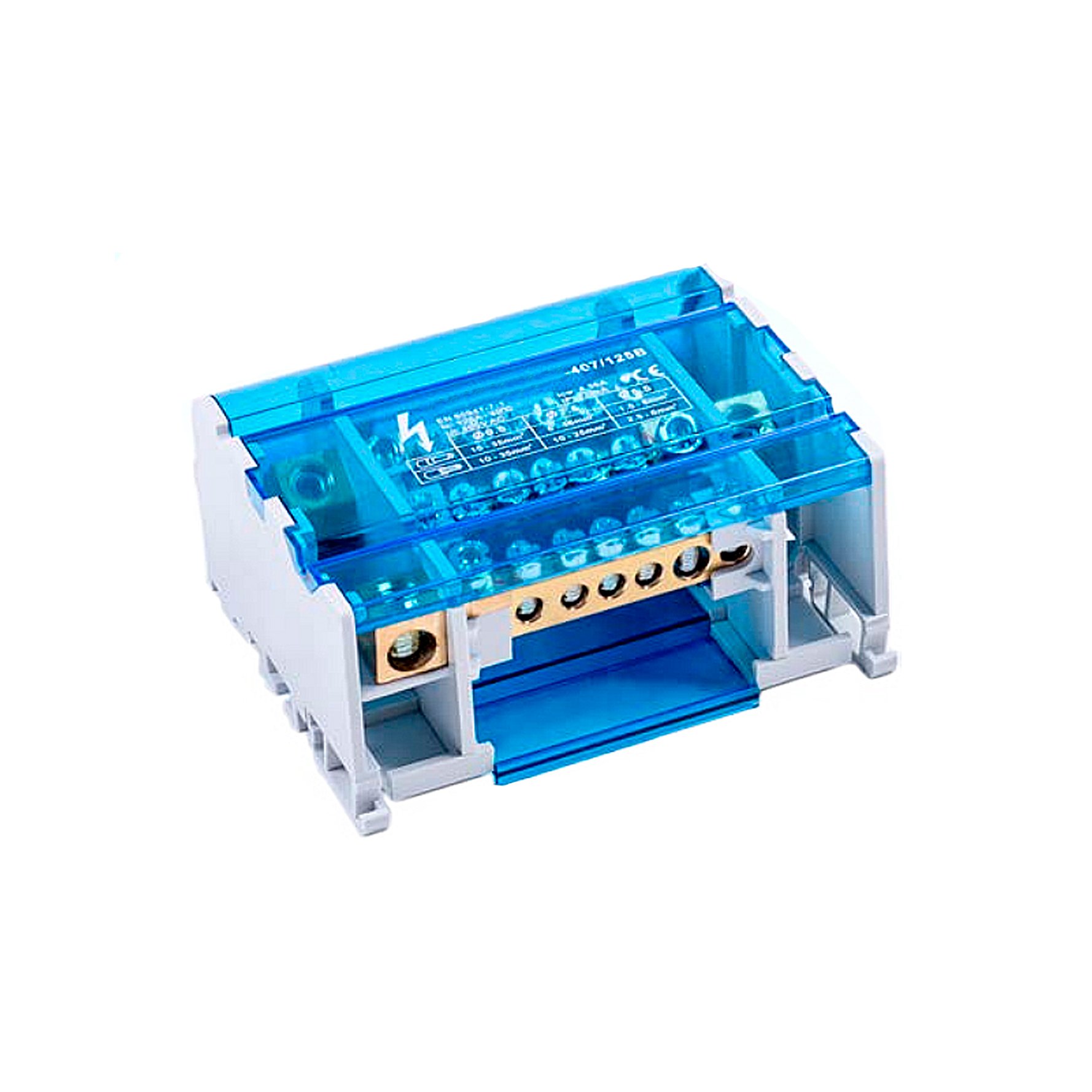 Bloco de Distribuicao Modular 125A 1 Entrada 6 Saidas UP – UP Connect