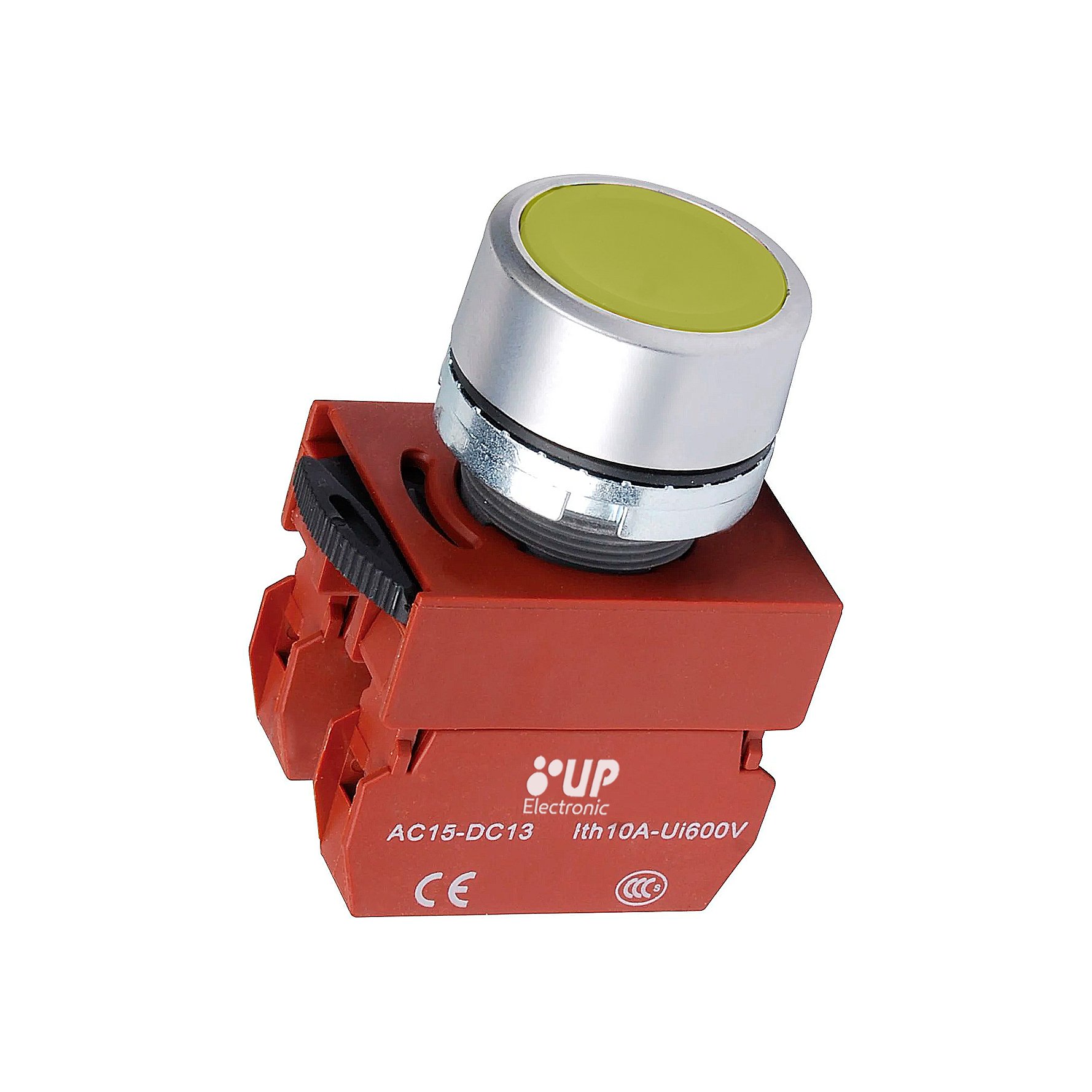 Botao Easy 22MM Pulso Amarelo – UP Electronic