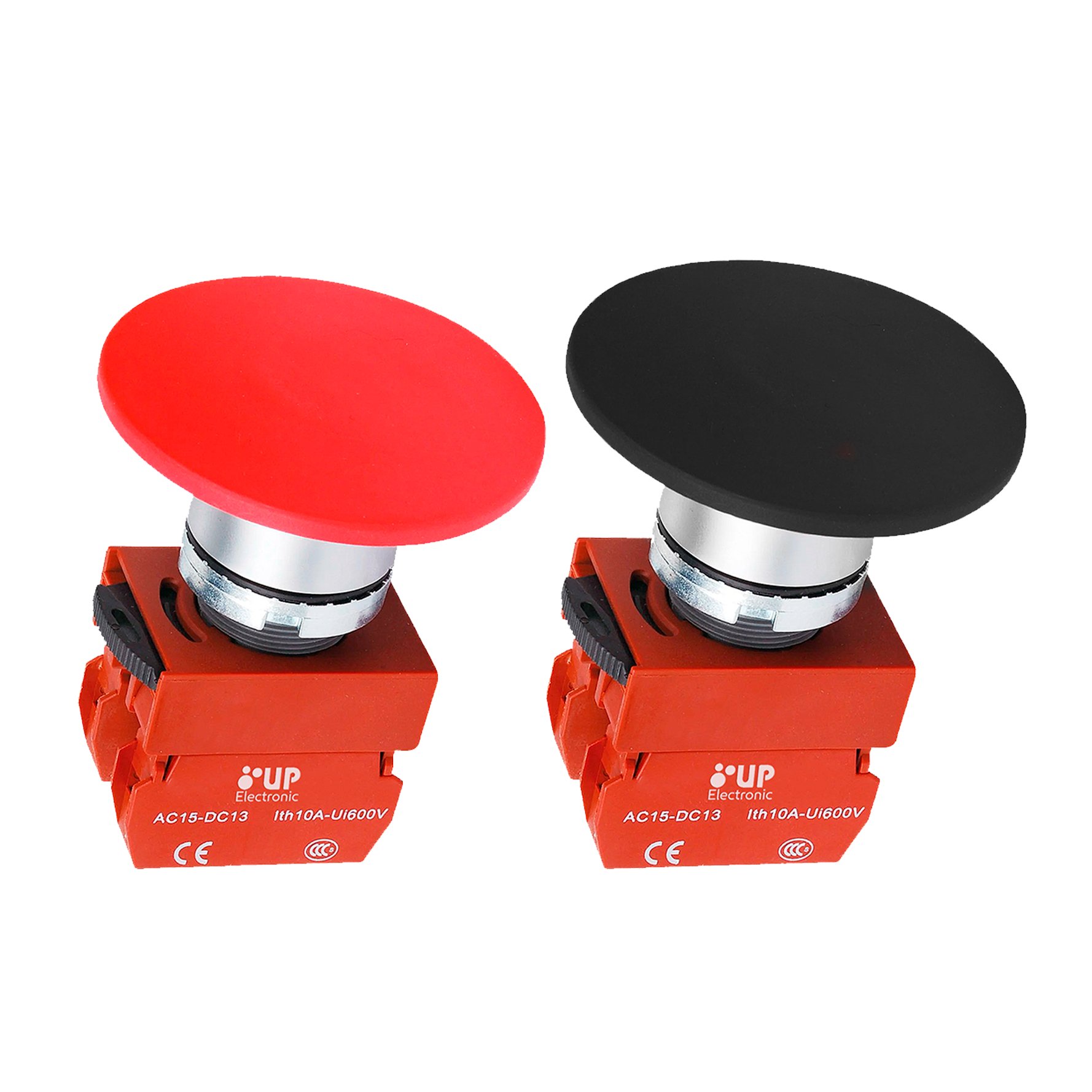 Botao Easy Cogumelo Pulso Cabecote 60MM Vermelho UP Electron – UP Electronic