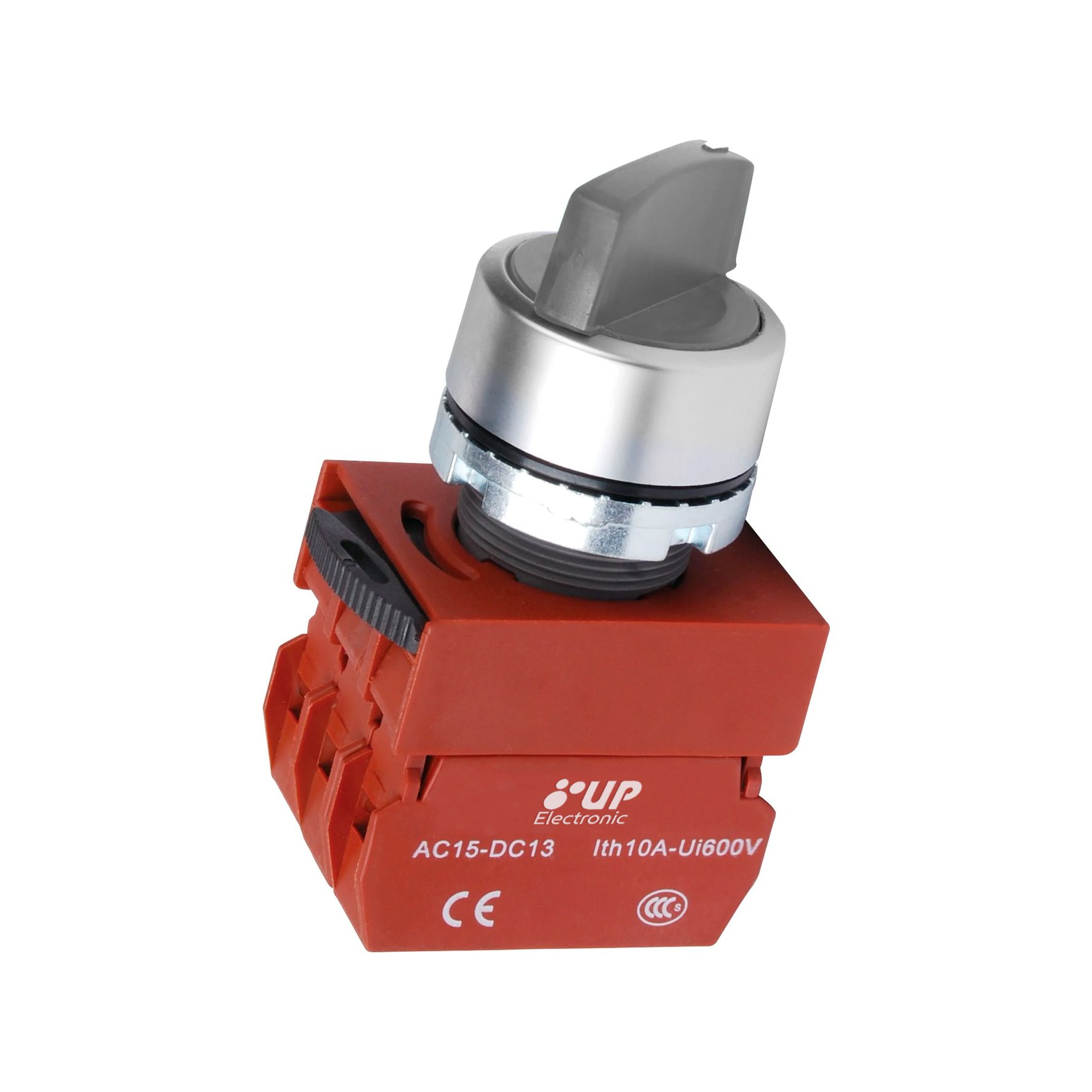 Botao Easy 22MM Iluminado 2 Posicoes Pulso Branco 24V UP Ele – UP Electronic