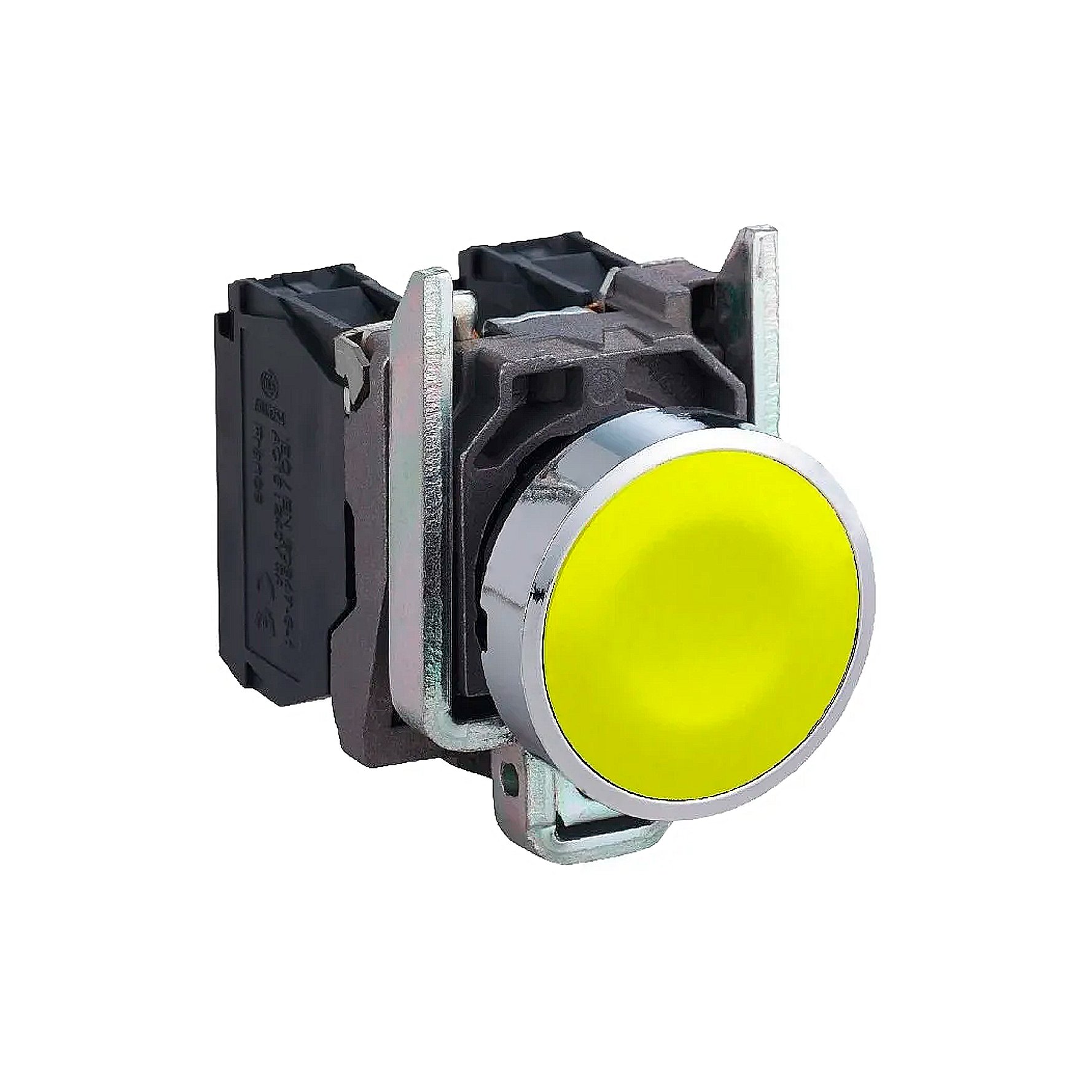 Botao Impulso Iluminado 24VDC Amarelo LA167 B4 – UP Electronic